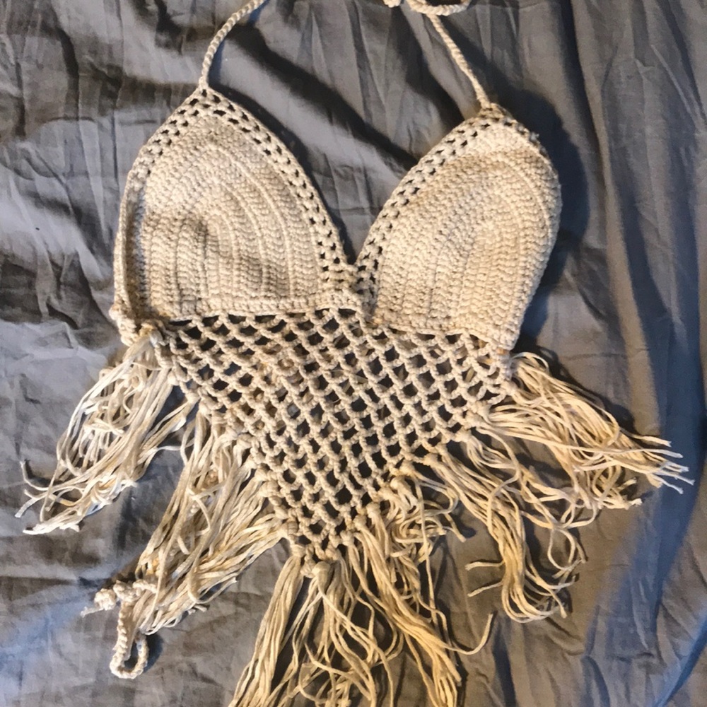 hand knit cover